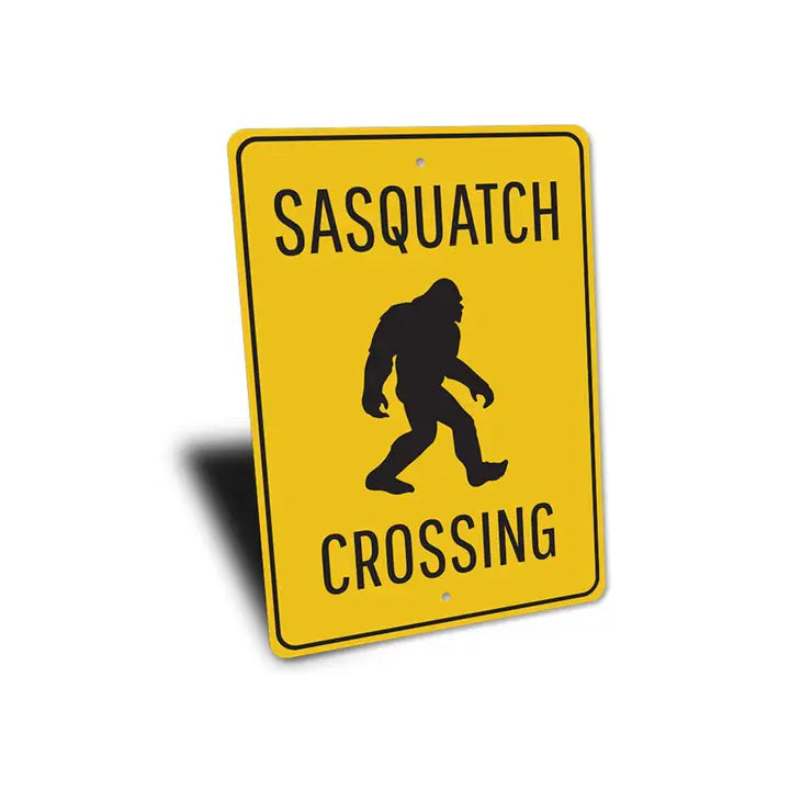 Sasquatch Crossing Sign
