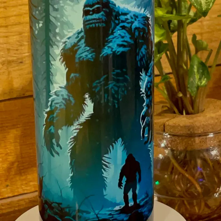 Bigfoot Misty Forest Tumbler - 20 oz Stainless Steel