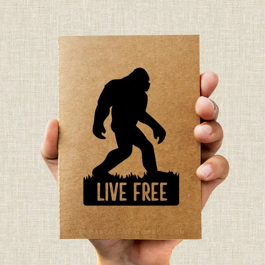 Bigfoot Live Free 48-Page Pocket Journal