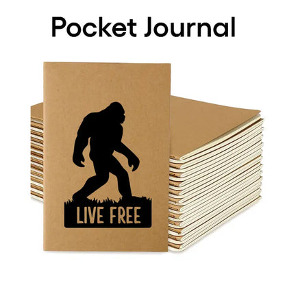 Bigfoot Live Free 48-Page Pocket Journal