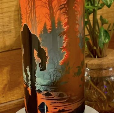 Bigfoot Sunset in the Swamp -  20 oz tumbler