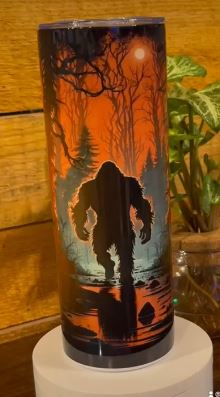 Bigfoot Sunset in the Swamp -  20 oz tumbler