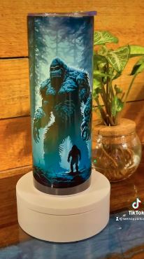 Bigfoot Misty Forest Tumbler - 20 oz Stainless Steel