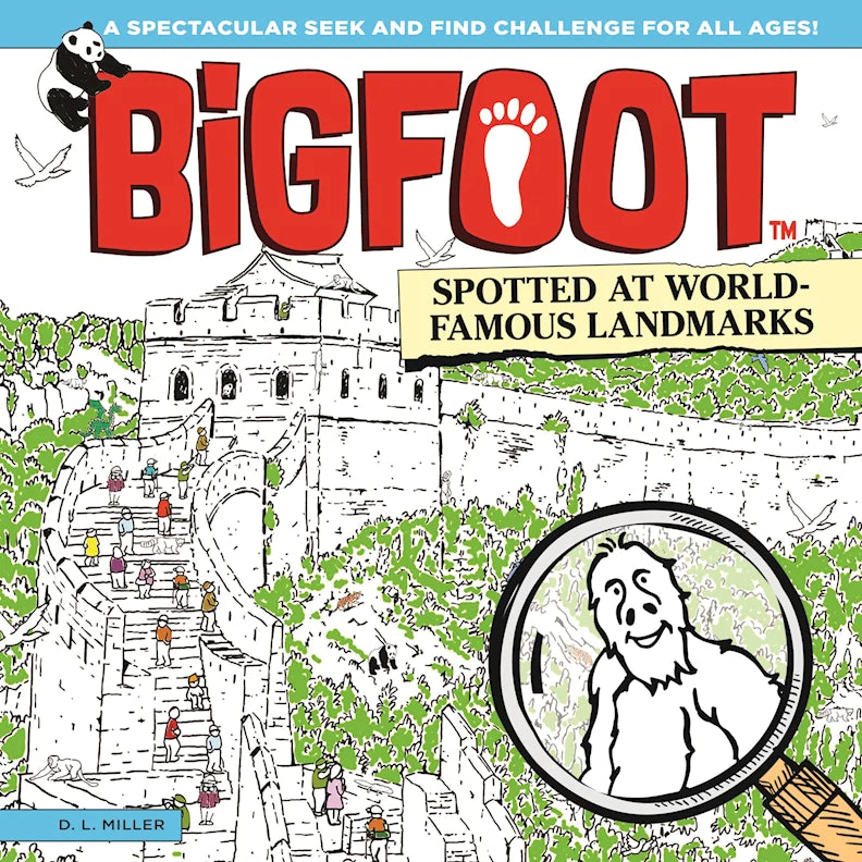 Bigfoot Spotted at World Famous Landmarks (hard cover)