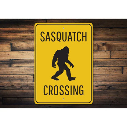 Sasquatch Crossing Sign