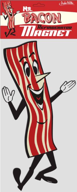 Mr. Bacon Jumbo Magnet