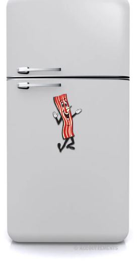 Mr. Bacon Jumbo Magnet